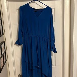 Women’s blue Alfani, hi-lo dress